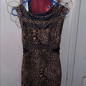Cheeta print dress